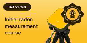 Initial radon measurement course