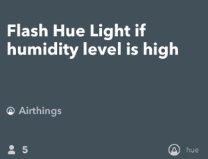 ifttt humidity